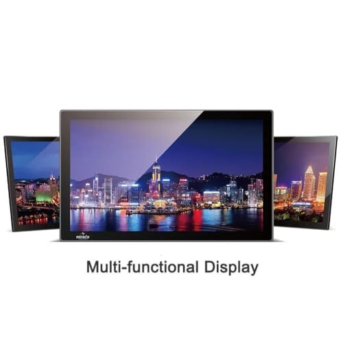 Image of Miracle Digital 12-inch HDMI Hi-Def Digital Photo Frame with Mirror Glass Finish, 8GB Built-in Memory, 2GB RAM, USB /SD Card Support, Remote Control, Stereo Speakers, and Video /Photo Slide Show
