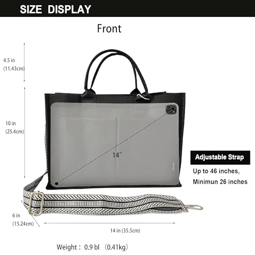 Image of Dyalsa Tote Bags for Women, Canvas Handbag Tote Purse Crossbody Bags with Zip Casual Shoulder Bags for Work and Travel