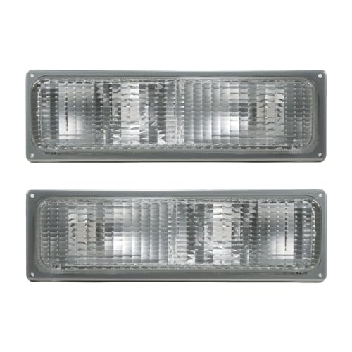 Parking Light Set Driver & Passenger Side Compatible with Chevrolet GMC GM2520108 GM2521108