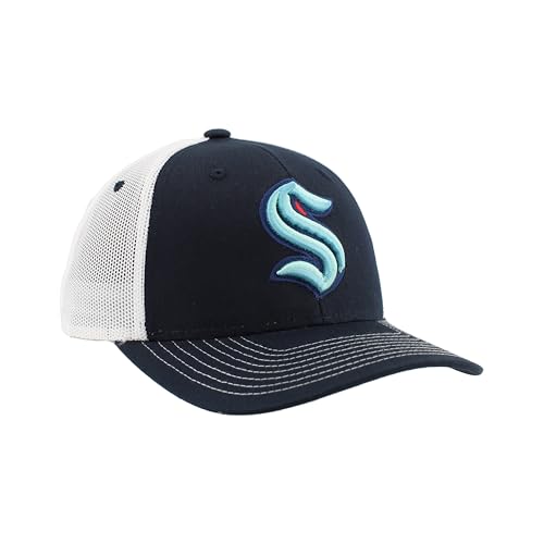 Image of ZHATS NHL Unisex-Adult NHL Officially Licensed Adjustable Snapback Hat Dakota Icon Team Color