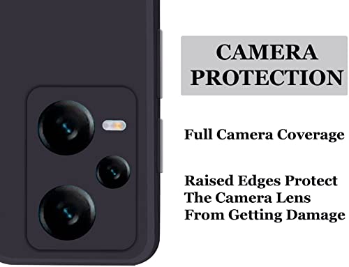 Image of A rtistque Back Cover Case for Mi Redmi Note 12 5G / Poco X5 with Camera Protection | Shockproof TPU|Stylish Protective Design|Slim Fit|Ultra Matte| Redmi Note 12 5G / Poco X5 5G Back Cover - Black