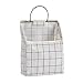 HELTER Sac de rangement à suspendre au mur de chevet, rangement à suspendre dans une poche, rangement en tissu pour placard de bureau, paniers de rangement suspendus