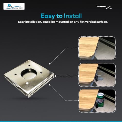 Portavasos plegable ajustable en acero inoxidable grado 304 miniatura 5