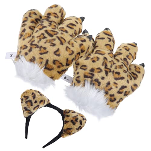 Manoplas para niños con garras de animales y diseño térmico peludo para máxima protección contra el frío