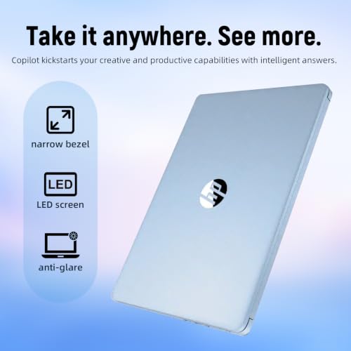 Image of HP 14 inch HD Student Business Laptop, Intel N150, 4GB RAM, 384GB Storage