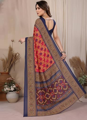 Image of Yashika Women's Georgette Saree with Blouse Piece for Traditional Ethinic Wear Sari