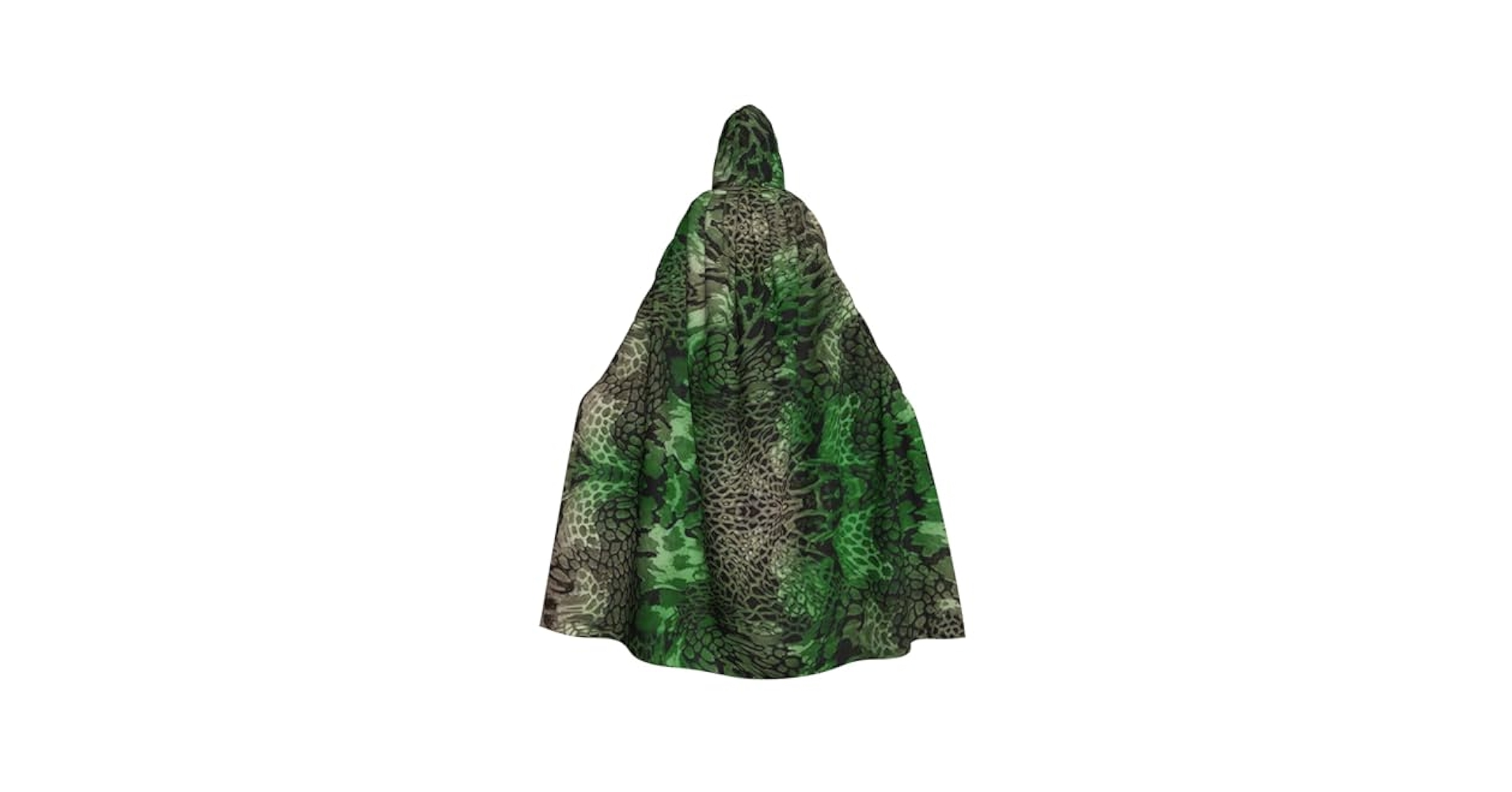 Amazon.com: YQxwJL Green Snake Print Hooded Cloak Wizard