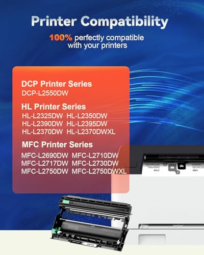 Image of Skydo TN760 Toner Compatible for Brother TN 760 Toner Cartridge | TN-760 TN-730 Cartridge Work with MFC-L2710DW MFC-L2750DW HL-L2350DW HL-L2370DW DCP-L2550DW HL-L2395DW Printer 760 (3 Pack)