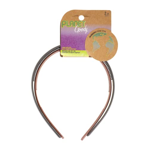Bandeaux cheveux GOODY Planet noir rouille 2 pc