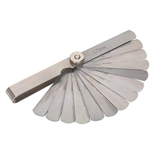 Sealey VS511 Feeler Gauge 15 Blade - Metric