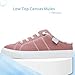 Obtaom Women Canvas Mules Memory Foam Clipper Fashion Sneakers Comfortable Slip On Mule Backless Holiday Shoes(Taupe,US7)