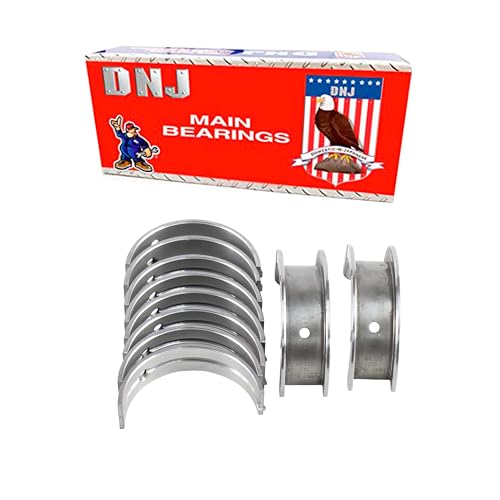 DNJ MB329.10 Oversize Main Bearings Set for 1997-2003 Chevrolet, GMC, Isuzu, Pontiac Cavalier, Hombre, S10 2.2L L4 8V OHV 2190cc