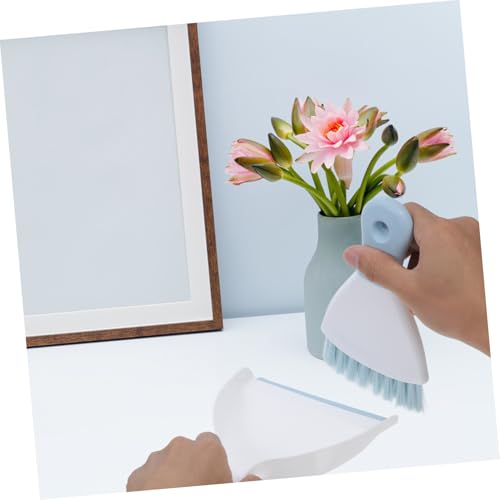 Amosfun Ergonomisches Kehrschaufel- und Besenset für Den Schreibtisch Mini-reinigungsset 4-teilig Besen und Kehrschaufel für Das Home-Office Auto und Wohnheim – Bild 6