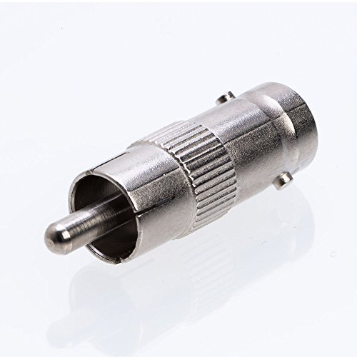 Adaptador BNC Hembra a RCA Macho para CCTV x20 miniatura 4