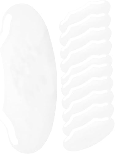 50pcs Máscara de Peluquería Visera de Ojo de Corte de Cabello Transparentes Máscaras Cortar Cabello Escudos de Ojos Máscaras Cortado de Cabello