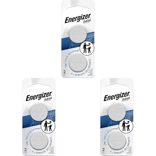 Image of Energizer 2450 Lithium Coin Battery, 6 Pack