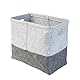 luxdag Aufbewahrungskorb aus Filz (Farbe & Größe wählbar) - Regalkorb faltbar - Aufbewahrung für Toilettenpapier, Windeln, Handtücher, Zeitungen