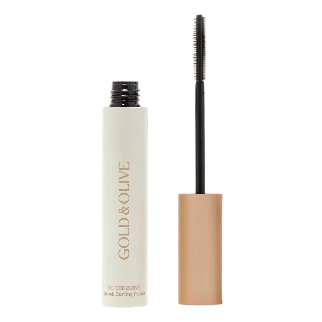 Gold & Olive: Set the Curve Eyelash Curling Mascara Primer – A strong hold longwearing natural makeup formula to keep straight stubborn short lashes curled up all day long