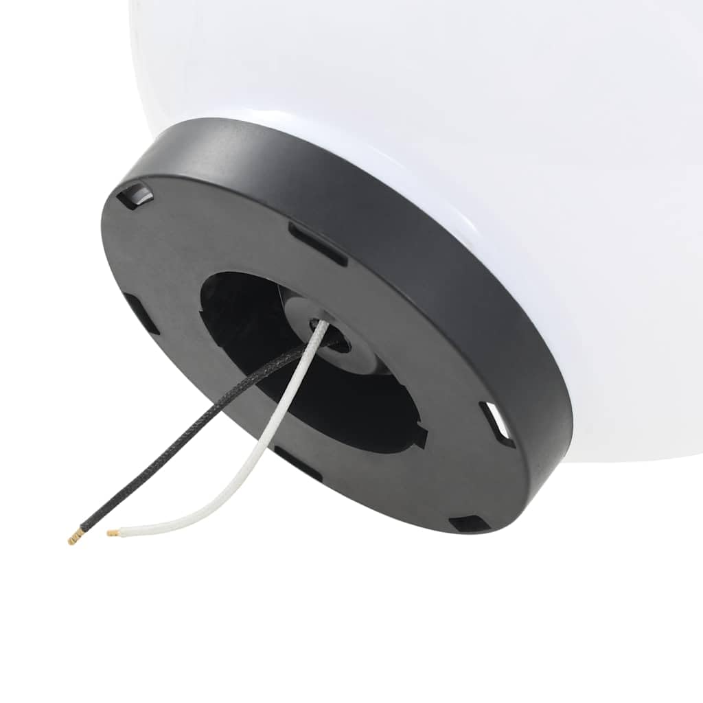 vidaXL 4X Lámparas de Bola LED Esféricas Iluminación Jardín Terraza Decorativa para Senderos Patios Balcones Ajustables Útiles Automáticas PMMA 25cm