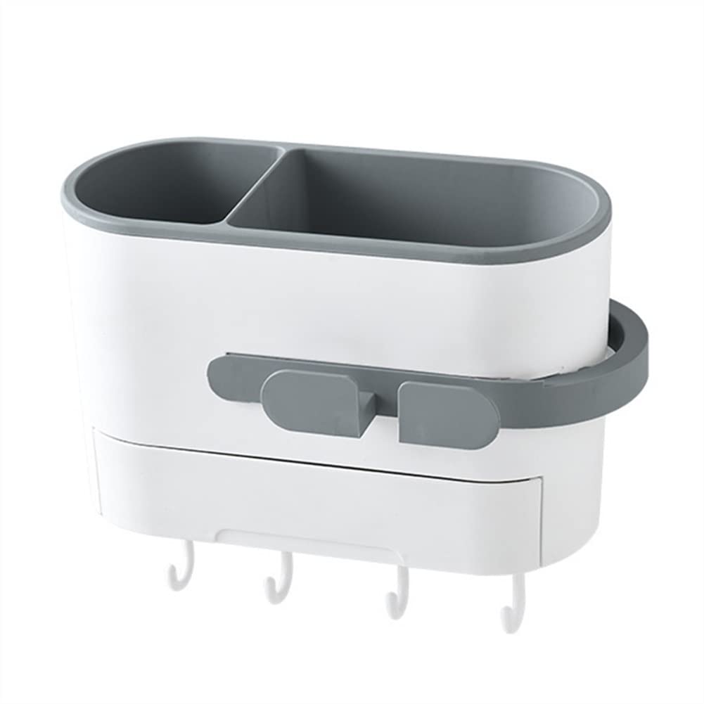 Support de rangement pour salle de bain moderne et routine coiffure simplifiée