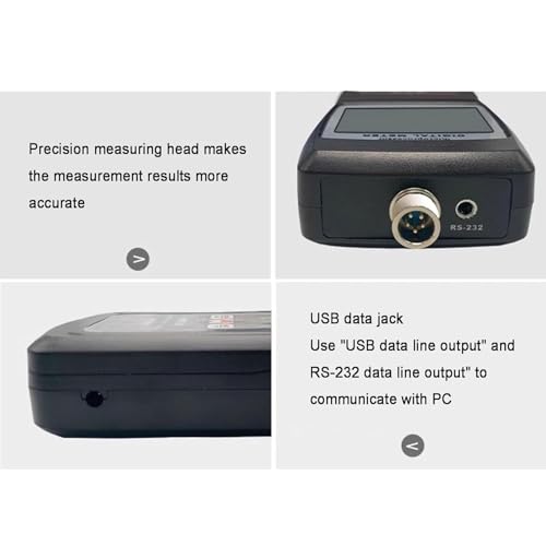 Tensiomètre de courroie, Tensiomètre de précision avec alarme audio-visuelle, charge maximale 850N, largeur de courroie 36 mm, pour courroies, cordons, fils, mailles, outil de mesure de