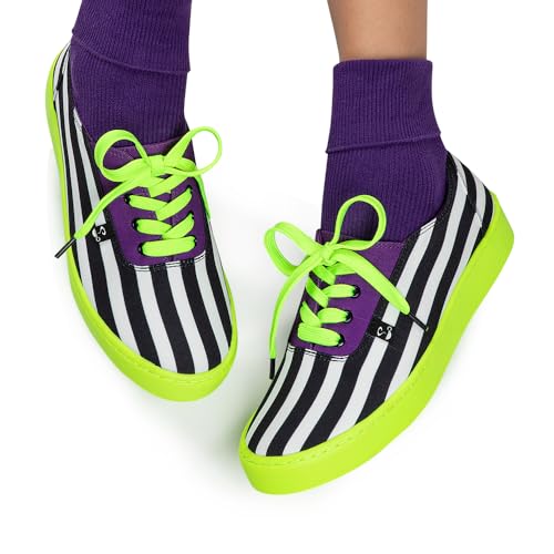 Image of Hot Chocolate Design All-Day Women's Lace-Up Sneakers | Canvas Upper, Cushioned Footbed with Arch Support, Flexible Rubber Outsole, Vegan Construction, Casual Everyday Sneakers