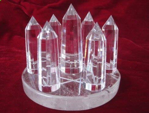 クリアクォーツ　水晶ポイント　天然石 天然クリアクォーツ（水晶）ポイント 天然石パーツ (M