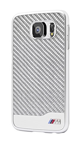 BMW BMHCS6MDCS Etui en Fibre pour Samsung Galaxy S6 Argent