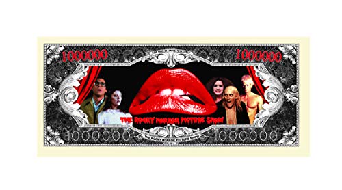 American Art Classics Rocky Horror Picture Show Million Dollar Bill In Collector Grade Currency Holder #TOP2