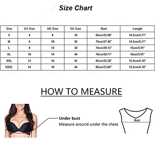 Aunimeifly Lingerie com decote em V plus size de renda floral sutiã push-up top cropped sutiã sexy s