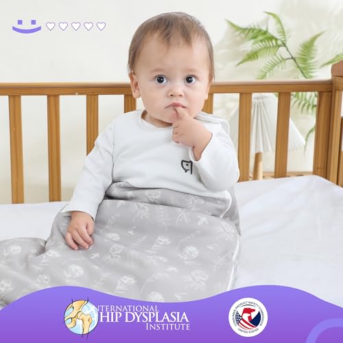 Image of PuppyNap Sleep Sack 6-12 Months, 1.5 Tog Wearable Blanket Baby fits Newborns and Infants, Toddler Sleep Sack with 2-Way Zipper