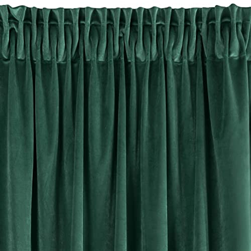 Eurofirany Villa Vorhang Samt Velvet Weich Kräuselband-1 STK. Edel Gardine Dick 290 g/m2 Elegant Glatt Einfarbig Flauschig Modern Klassisch… – Ansicht 2