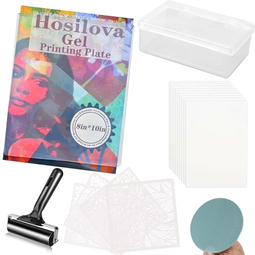 Reusable 8 x 10 Gel Printing Plate for Crafts