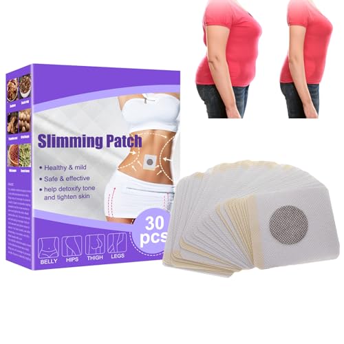 Parches Adelgazantes,Parche de Ombligo Adelgazante,Parches para Pérdida de Peso,Slim Patch para Deshacerse de la Grasa Abdominal,Parches Adelgazantes Abdomen,Parche Natural para el Vientre