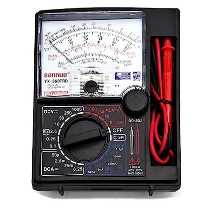 KeepItSecret X-360TR Multitester AC/DC Voltage Current Analog Multimeter Analog Multimeter (Black 2000 Counts (B0CD21BQMZ) Amazon Price History, Amazon Price Tracker