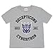 Transformers Decepticons Cybertron Camiseta de los Muchachos Heather Grey 5-6 años