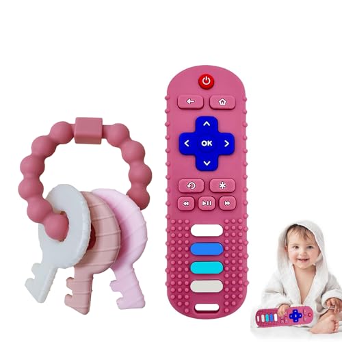 Image of Baby Keys Teether&Baby Remote Toys for Babies 0-18 Months,BPA Free