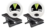 Snark HZ1 HZ-1 Unbreakable Clamp Clip Guitar Tuner - 2 Pack
