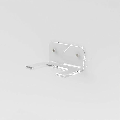 Miniatura 5 de LEILIN, Percha de pared para guitarra  Transparente duradero  Soporte de pared acrílico para guitarra violín - Transparente