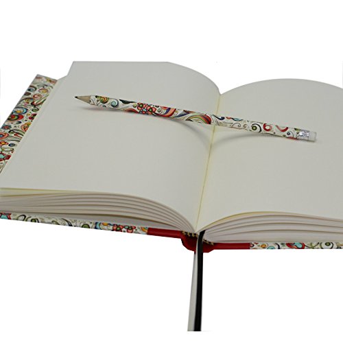Carnet Tempesta Rouge avec stylet bloc-notes ligné pour écriture manuscrite - 5