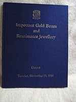 Important Gold Boxes and Renaissance Jewellery B002BS0PJ0 Book Cover