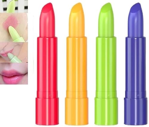 Image of 4 PC Lip Balm Cracked Lips, Dry Lips, Lip Darkening Reduction, Lips Nourishment