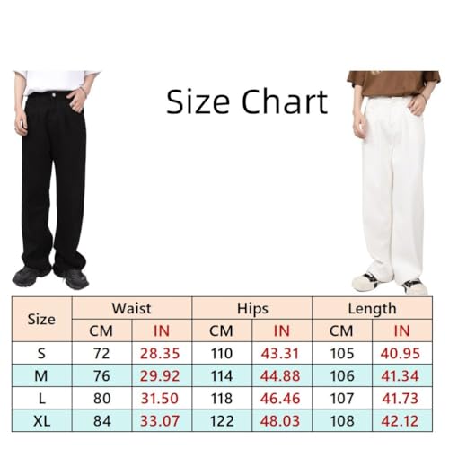 Men's Solid Color Comfort Straight Leg Jeans Summer Spring Casual Denim Trousers4