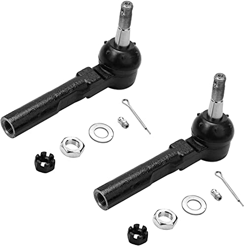 Image of Detroit Axle - Front Lower Control Arms w /Ball Joints Sway Bar Links Tie Rods Replacement for Chevy Uplander Terraza Relay - 8pc Set