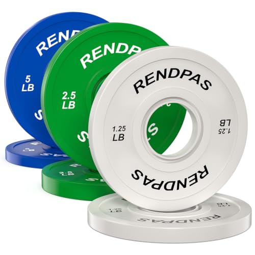 Rendpas 2-Inch Olympic Bumper Plates, 100% Virgin...