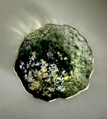 豆皿 口金ロック グラデーショングリーン [NF164]