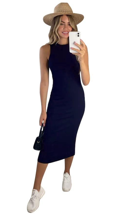 Toochki Dress For Women | Dresses For Women Dress | Bodycon Dress | Blue Bodycon Dress | Midi Length Dresses | Lycra Bodycon Dress | One Piece Dress