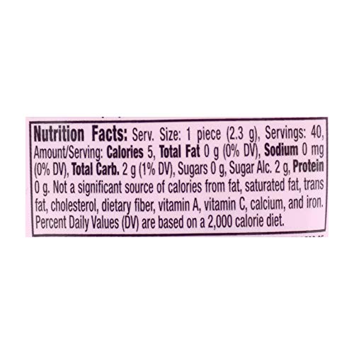 Ice Breakers Ice Cubes Sugar Free Gums - Bubble Breeze, 40 Pieces