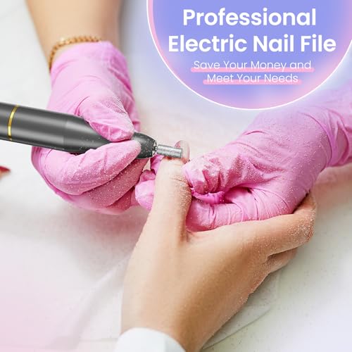 Nagelfräser, Elektrische Nagelfeile Maniküre Set, Fräser für gelnägel 20000 u/Min Verstellbare Geschwindigkei,Pediküre Maniküre Set Nagelfräser für Gelnägel,Nagelhaut Shellac Acrylgel,Acryl Gelnägel