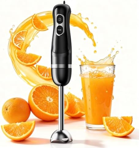 Immersion Blender Handheld, Corded Electric Blenders Portable Sti...